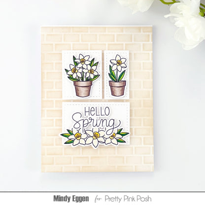 Potted Daffodils Stamp Set