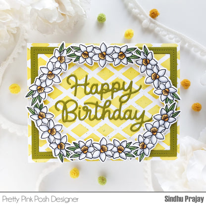 Potted Daffodils Stamp Set