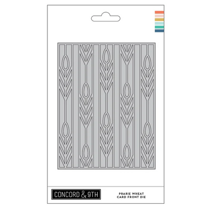 Prairie Wheat Card Front Die