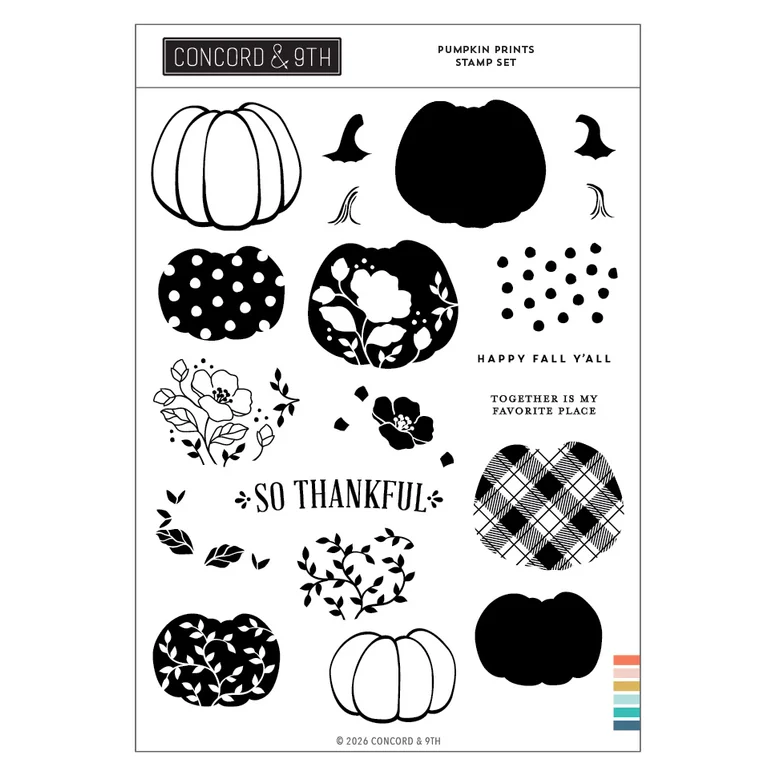 Pumpkin Prints Stamp Set