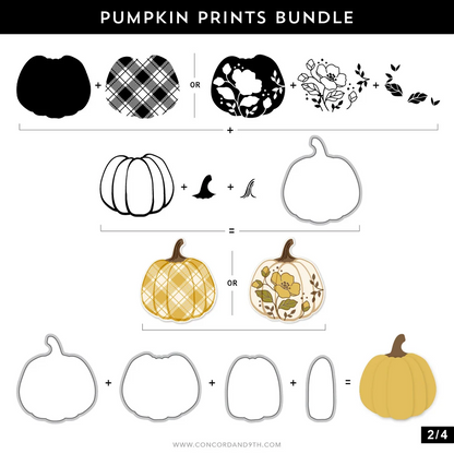 Pumpkin Prints Dies