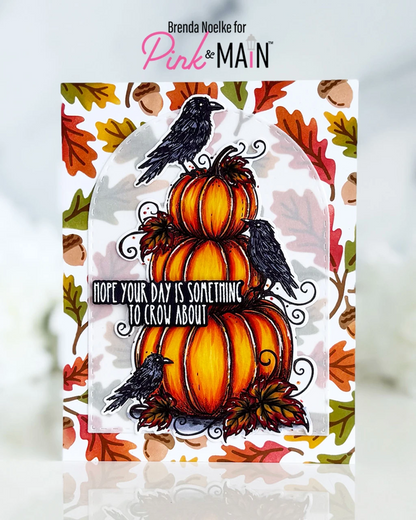 Pumpkins and Crows Stamp Set