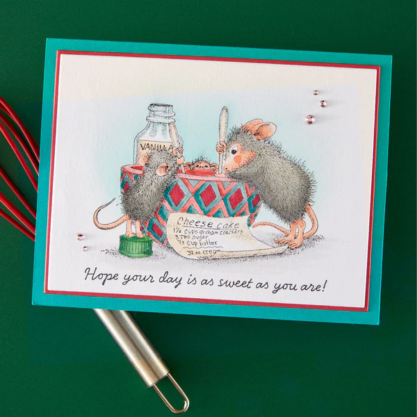 House Mouse Secret Ingredient Rubber Stamp Set