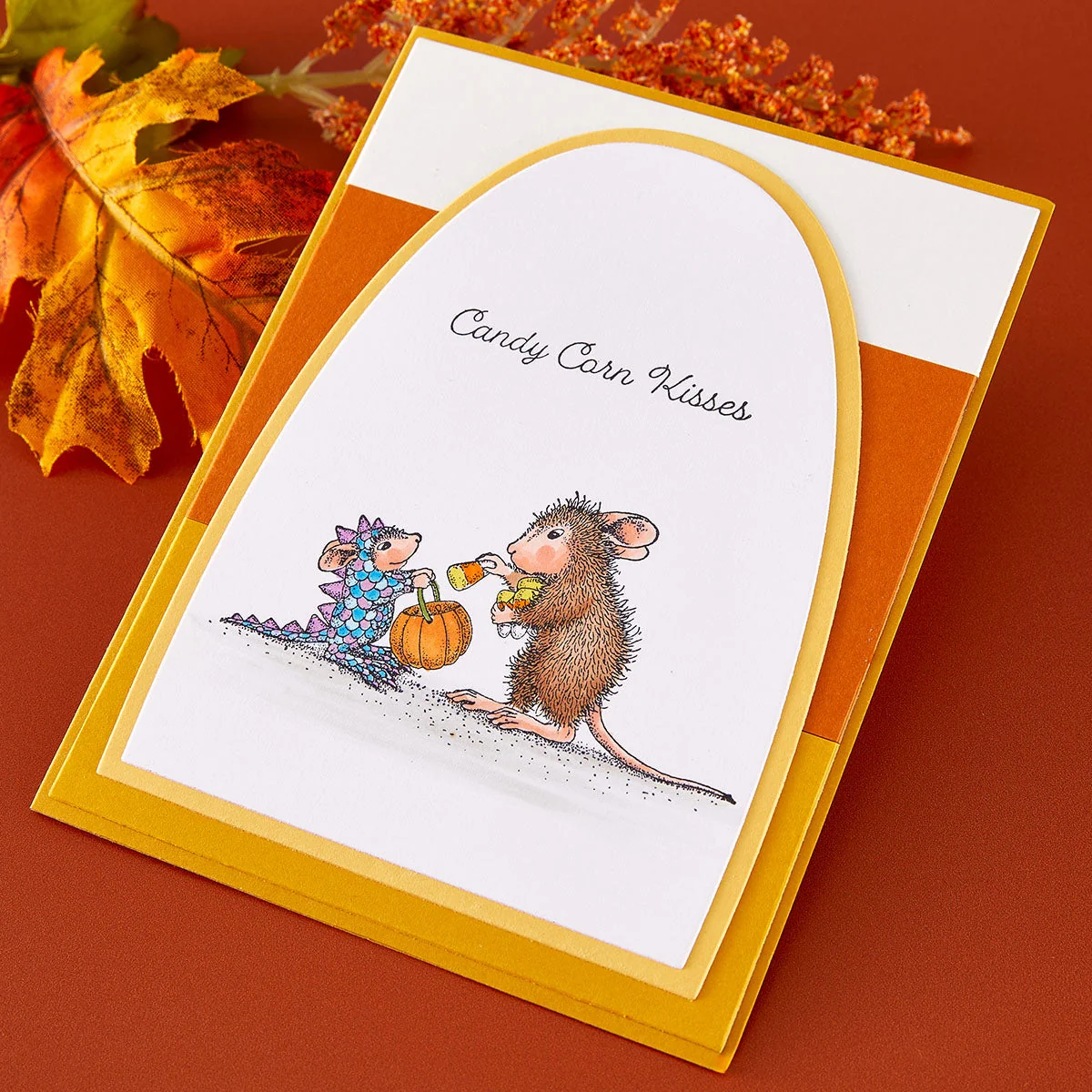 House-Mouse Halloween Dragon Cling Rubber Stamp Set 