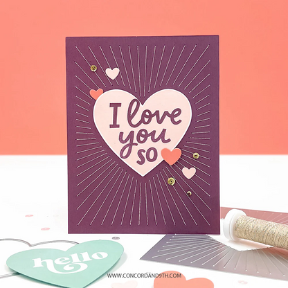 Radiant Heart Stamp Set
