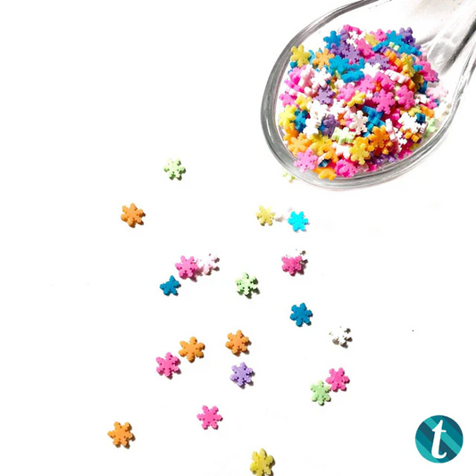 Rainbow Blizzard Clay Embellishment Mix