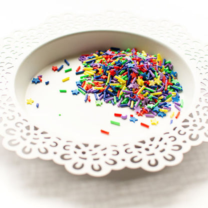 Rainbow Remix Clay Confetti