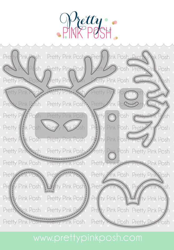Reindeer Face Shaker Dies