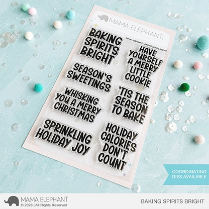 Baking Spirits Bright Stamp Set