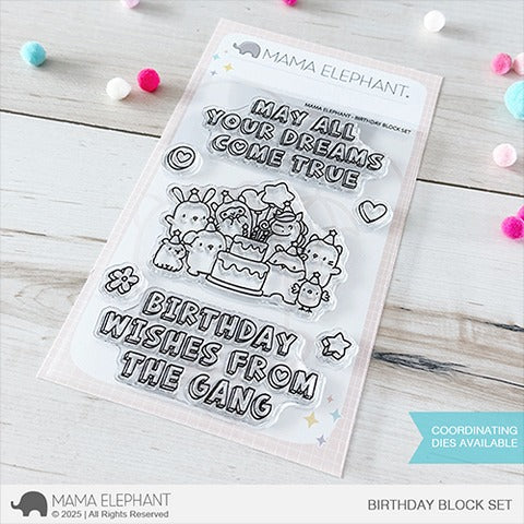 Birthday Block Set Stamp Set