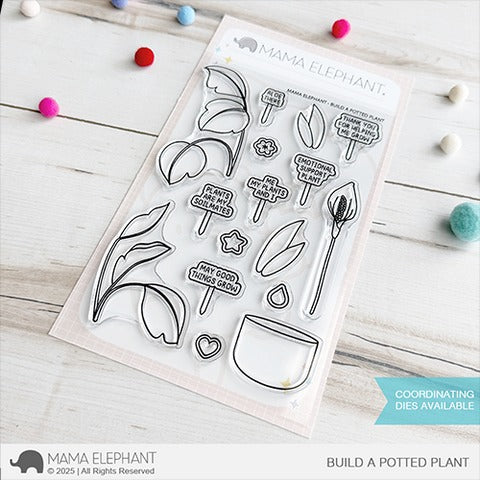 Build A Potted Plant Stamp Set