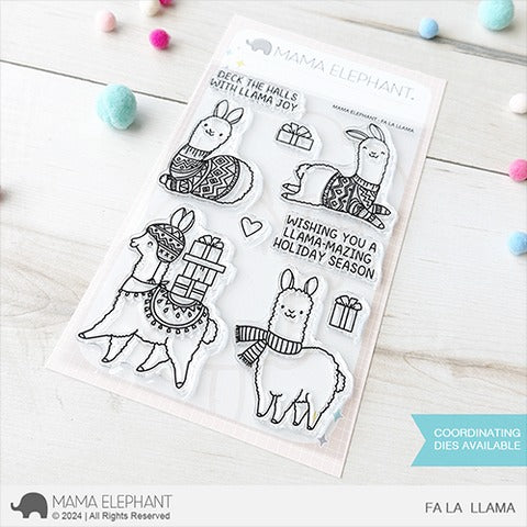 Fa La Llama Stamp Set