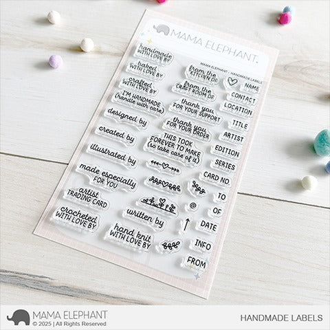 Handmade Labels Stamp Set