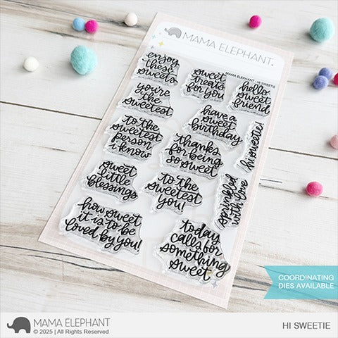 Hi Sweetie Stamp Set