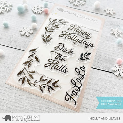 Holly And Leaves Stamp Set