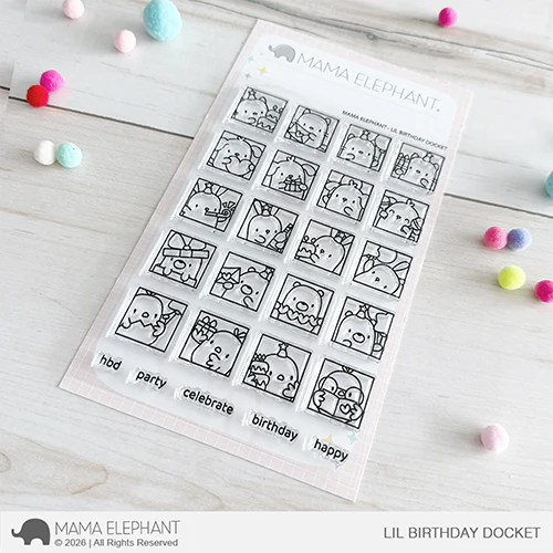 Lil Birthday Docket Stamp Set