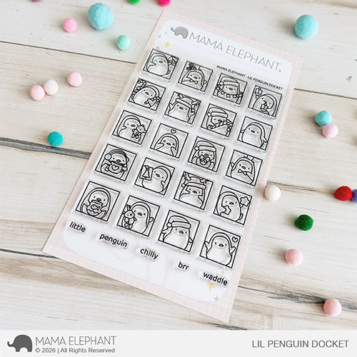 Lil Penguin Docket Stamp Set