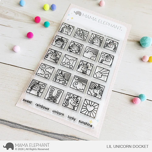 Lil Unicorn Docket Stamp Set