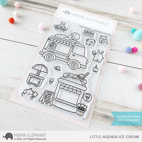 Little Agenda Ice Cream Stamp Set