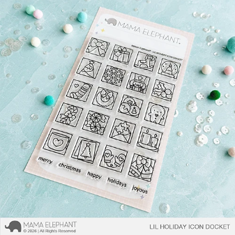 Lil Holiday Icon Docket Stamp Set