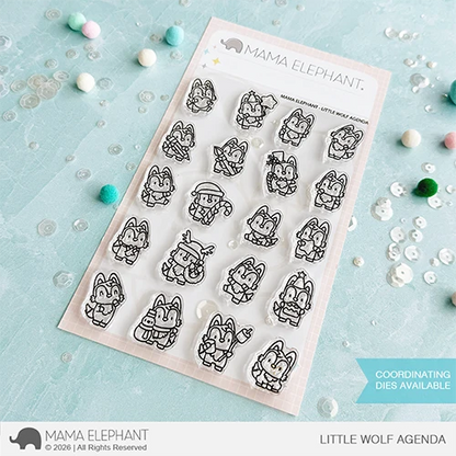 Little Wolf Agenda Stamp Set
