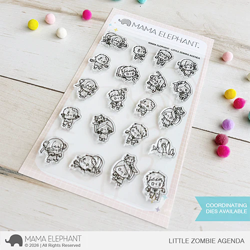 Little Zombie Agenda Stamp Set