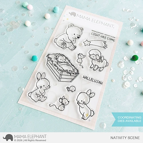 Nativity Scene Stamp Set