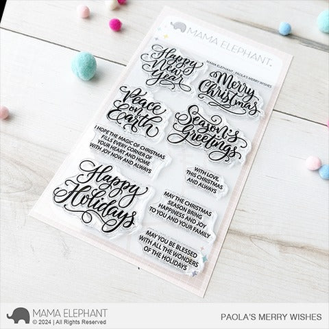 Paola's Merry Wishes Stamp Set