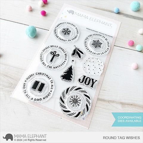 Round Tag Wishes Stamp Set