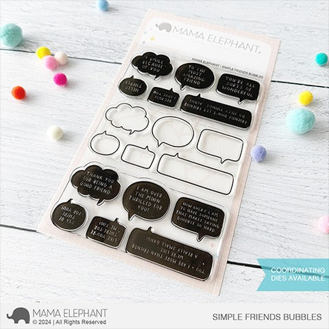 Simple Friends Bubbles Stamp Set