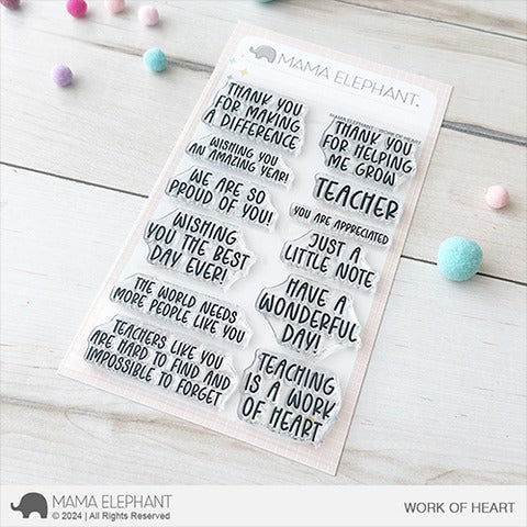 Work Of Heart Stamp Set