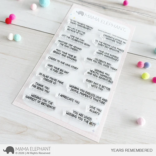 Years Remembered Stamp Set