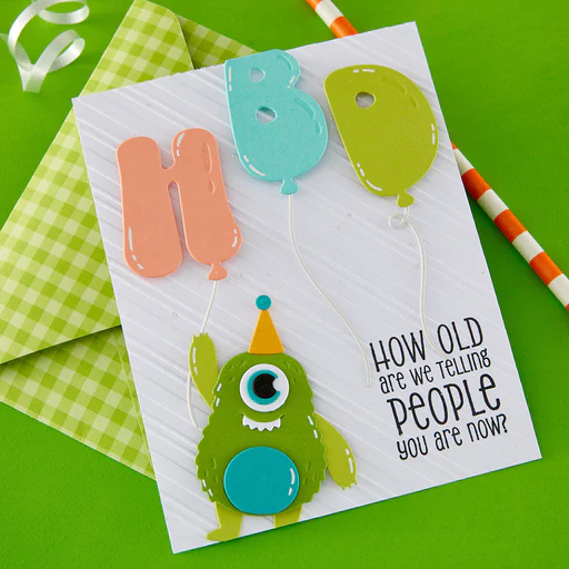 Birthday Laughs Sentiments Stamp Set