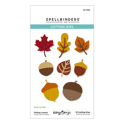 Falling Leaves Etched Dies