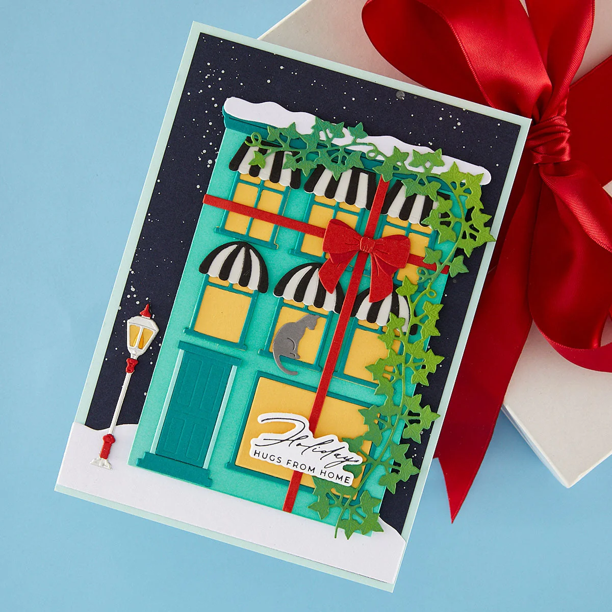 Wrapped Up City Holiday Etched Dies