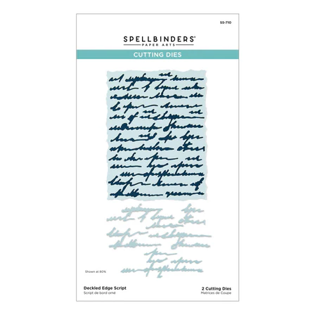 Deckled Edge Script Etched Dies