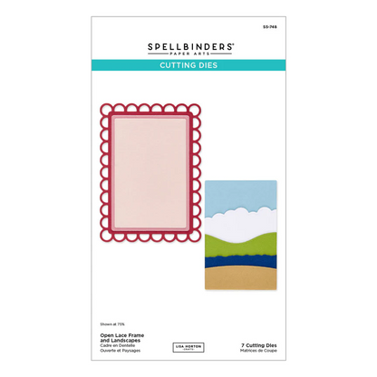 Open Lace Frame and Landscapes Dies