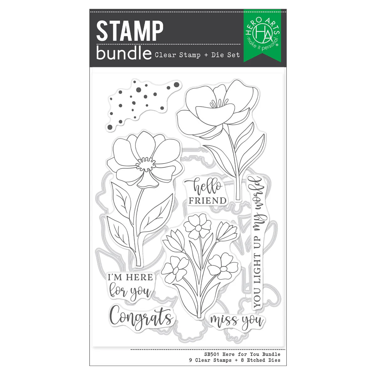 Here For You Stamp & Cut