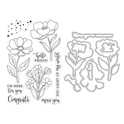 Here For You Stamp & Cut