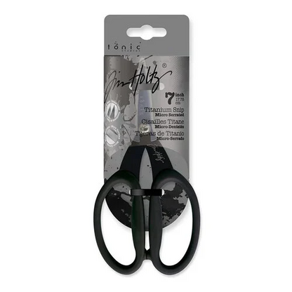 Non-Stick Titanium Micro Serrated Scissors 7"