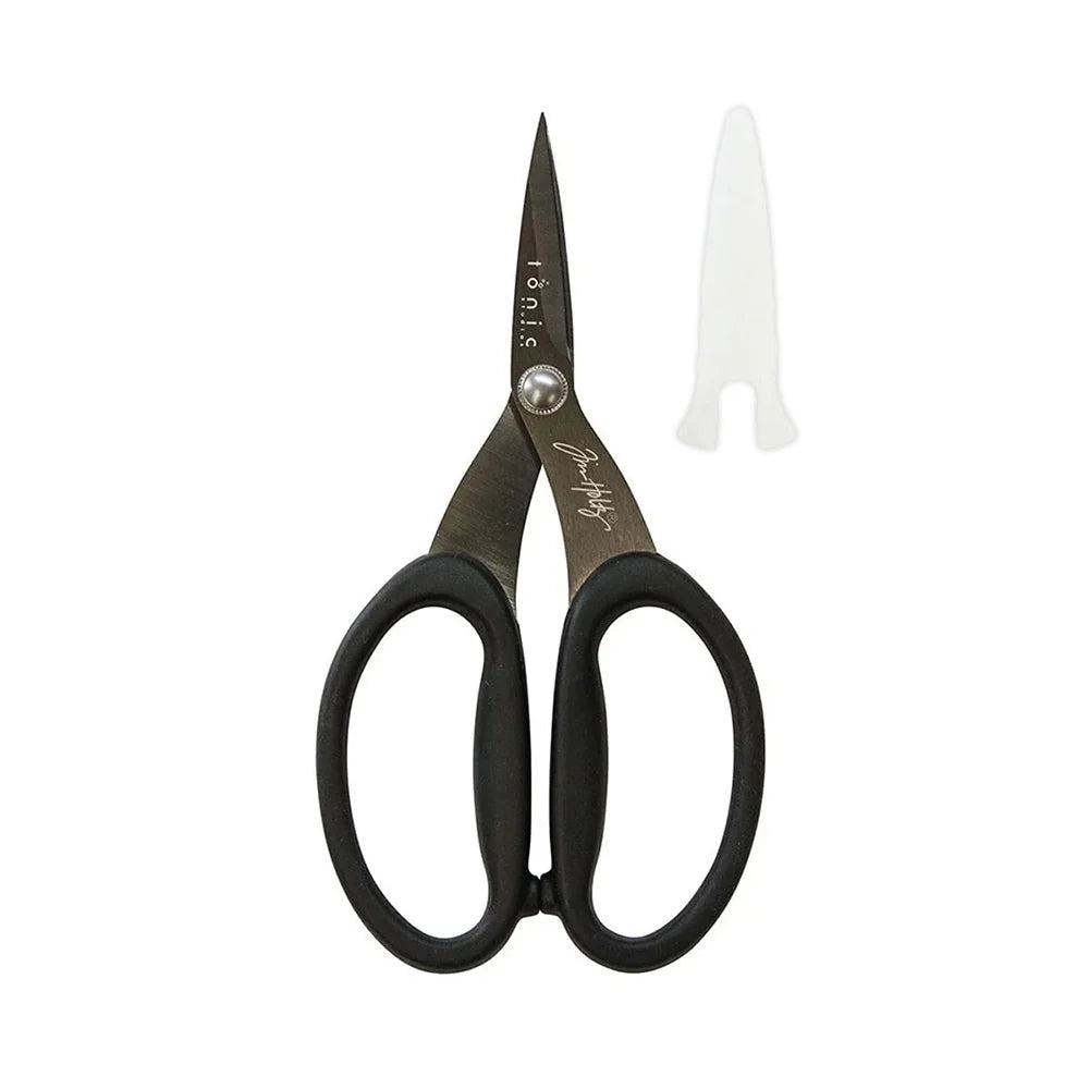 Non-Stick Titanium Micro Serrated Scissors 7"
