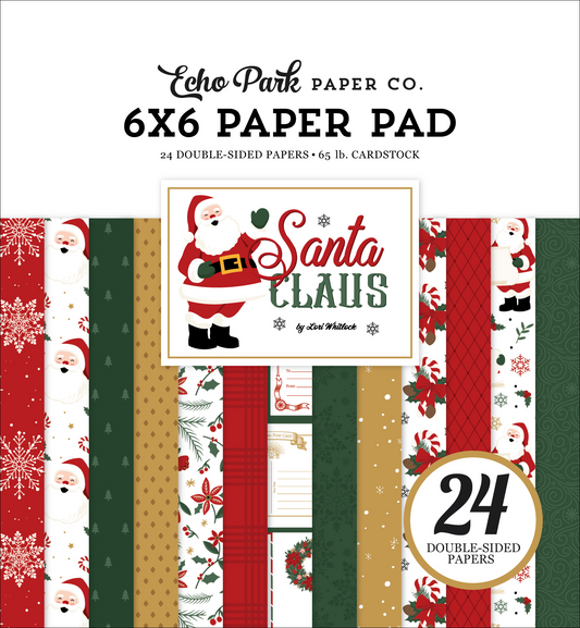 Santa Claus 6x6 Paper Pad