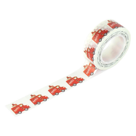 Santa's Christmas Delivery Santa's Delivery Truck Washi Tape