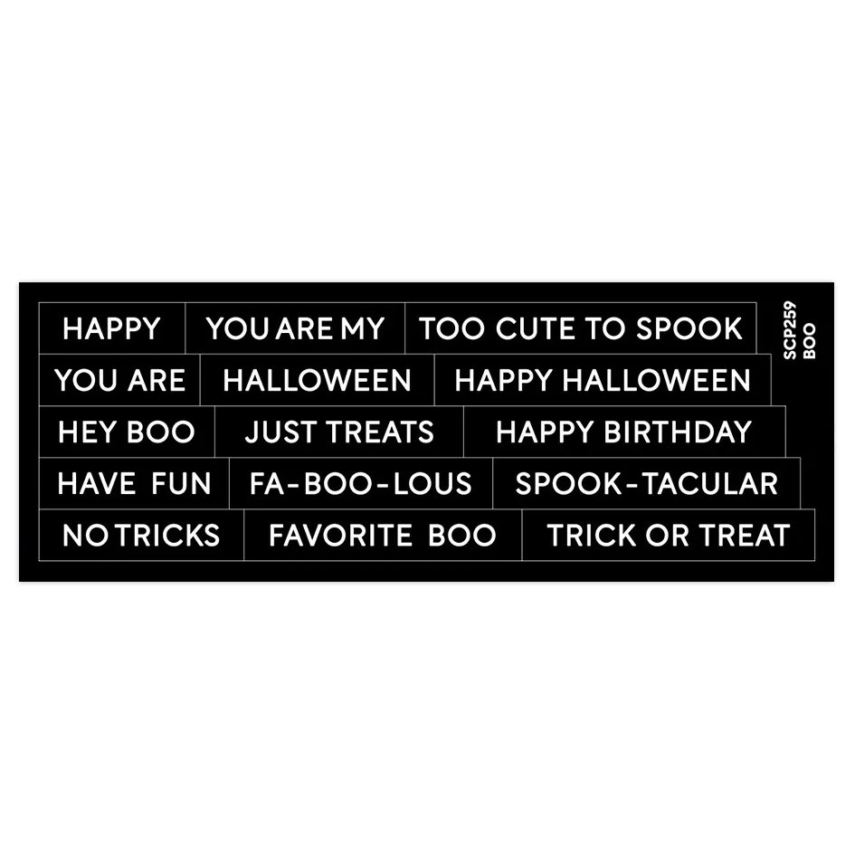 Subsentiments - Boo Diecuts