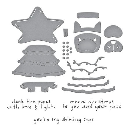 Deck the Paws Clear Stamp & Die