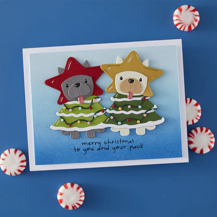 Deck the Paws Clear Stamp & Die