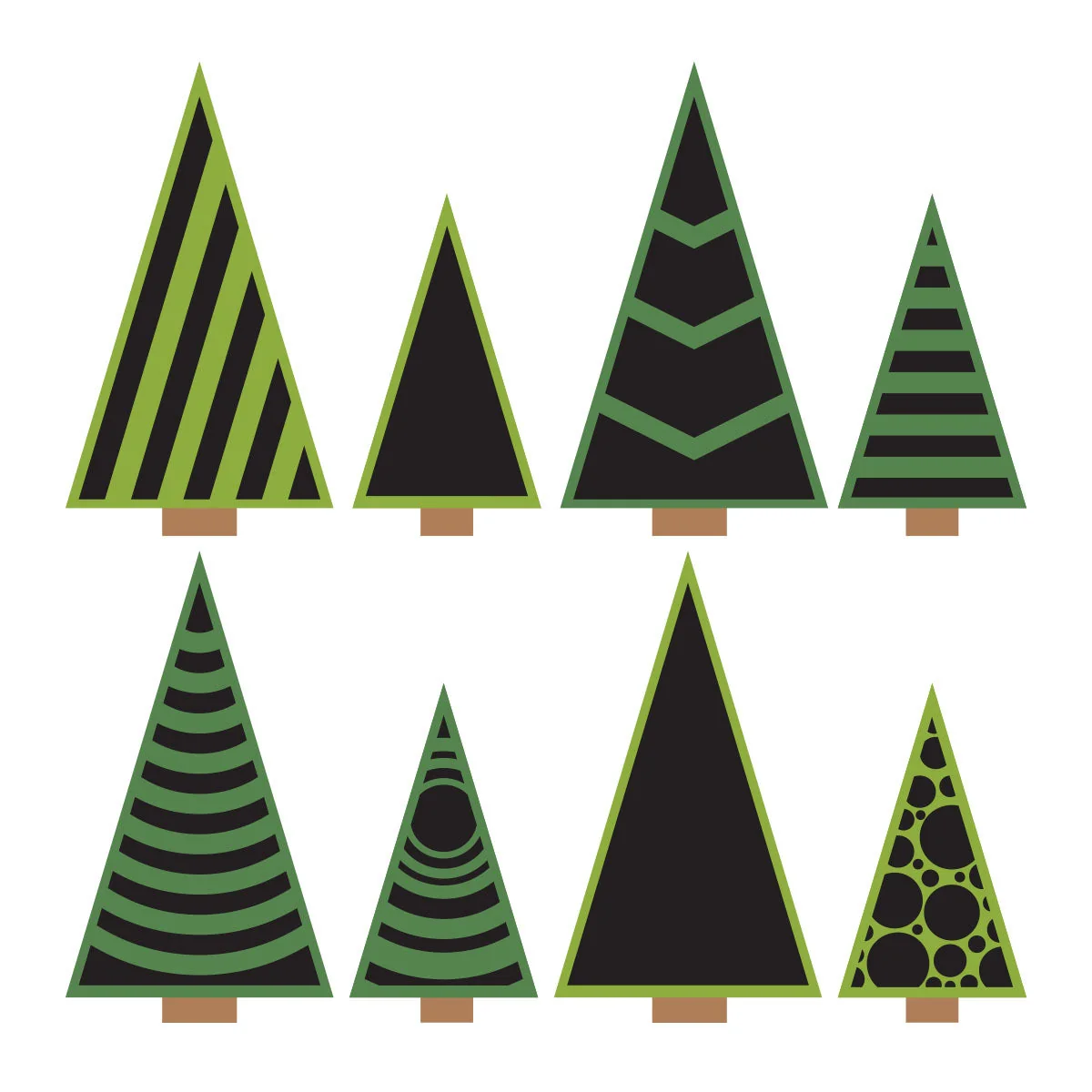 Infinity Trees Stamp & Die Set
