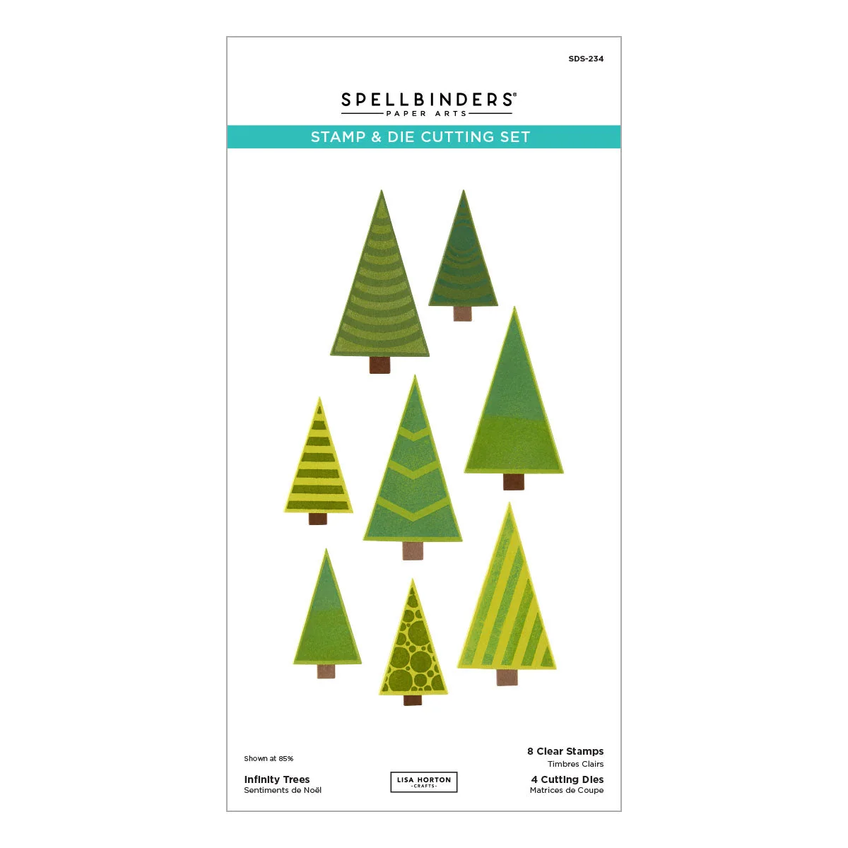 Infinity Trees Stamp & Die Set