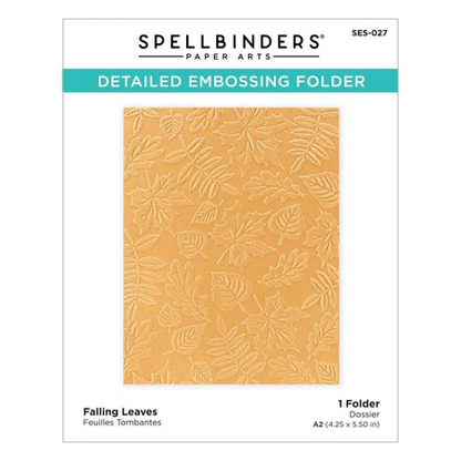 Falling Leaves Embossing Folder