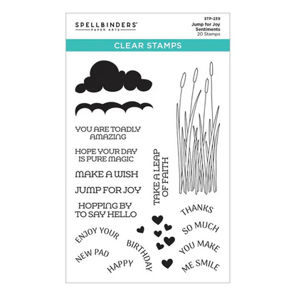 Jump for Joy Sentiments Stamp Set